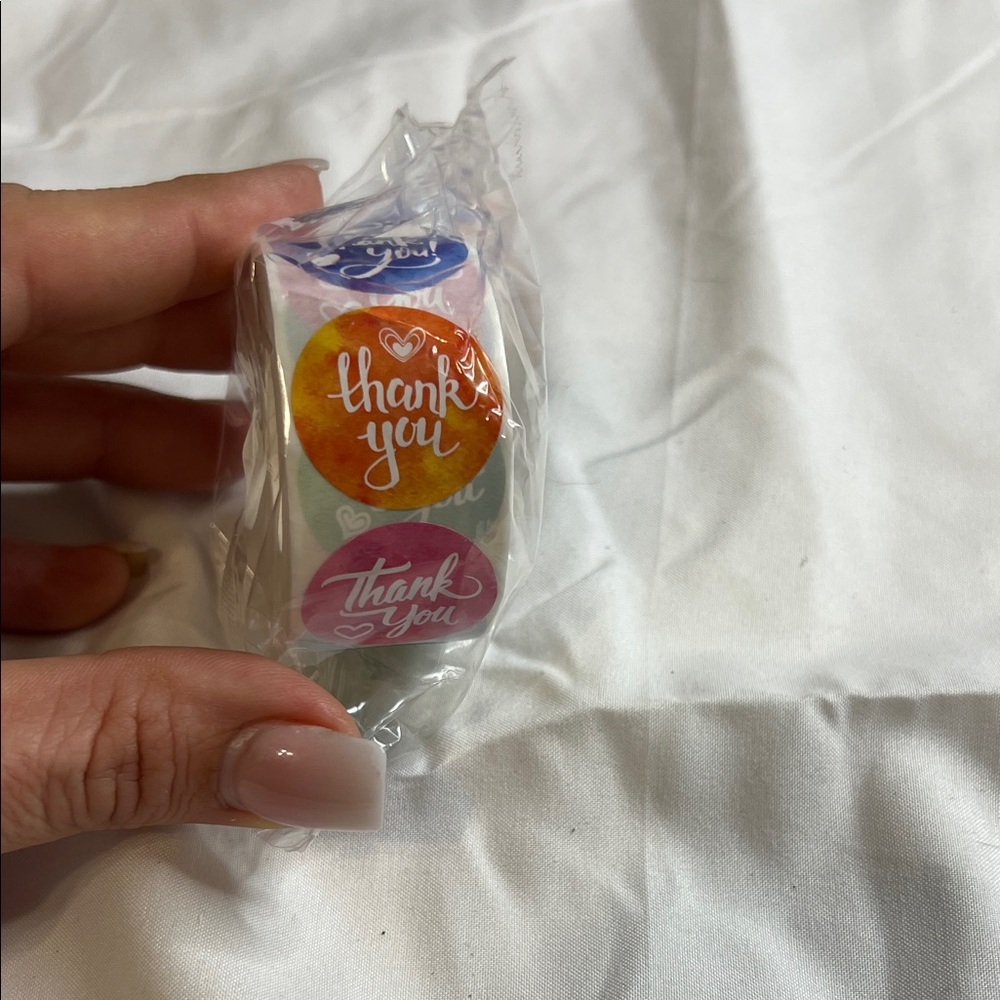Colorful Thank You Stickers